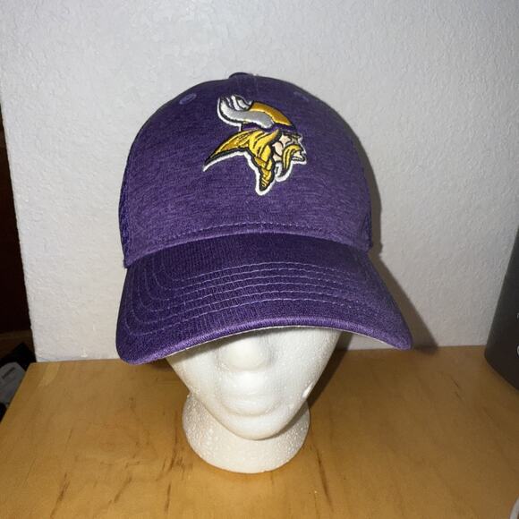 Youth New Era 39 Thirty Minnesota Vikings Purple NFL One Size Purple Stretch - Picture 1 of 6